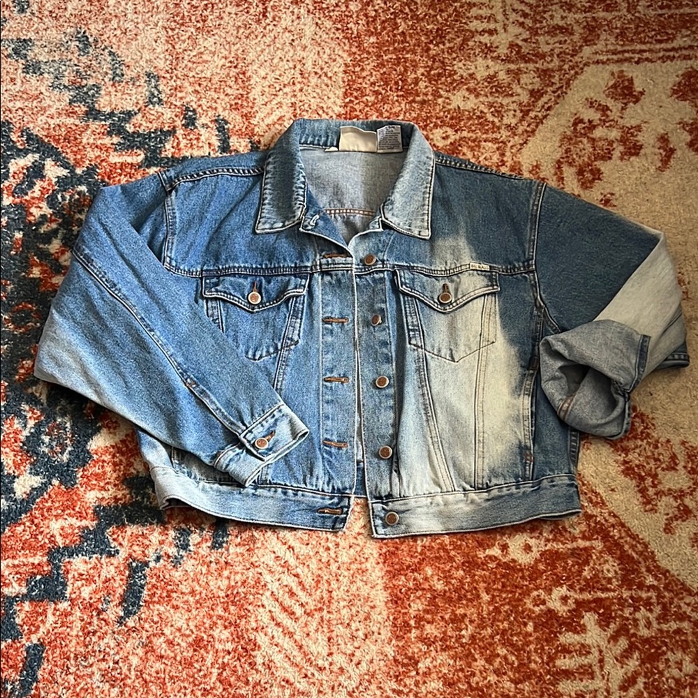 Vintage Bill Blass Classic Blue Denim Jacket